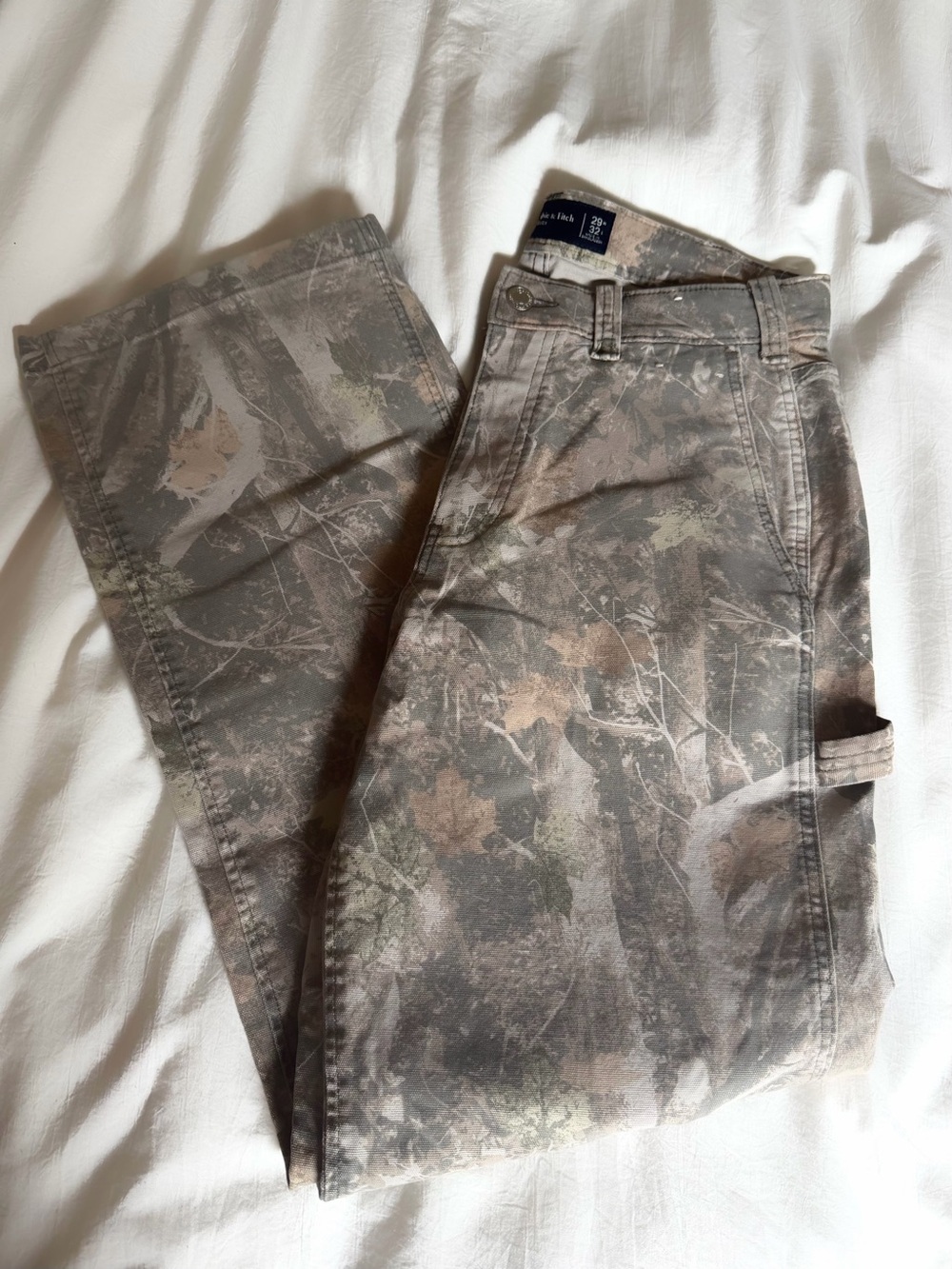 Womens Abercrombie & Fitch Wide Leg Pants